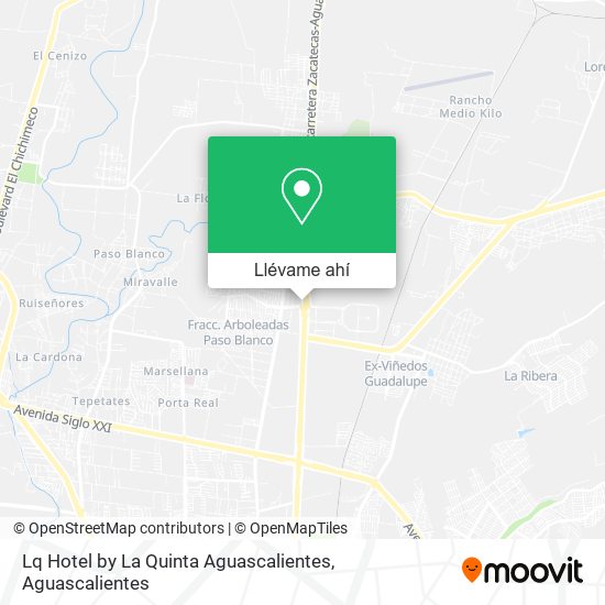 Mapa de Lq Hotel by La Quinta Aguascalientes
