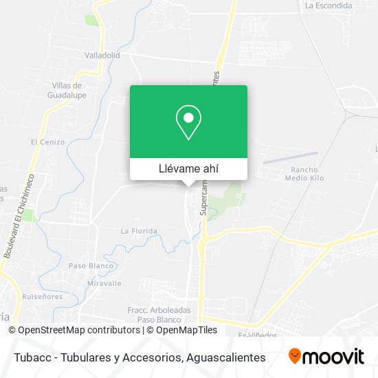 Mapa de Tubacc - Tubulares y Accesorios