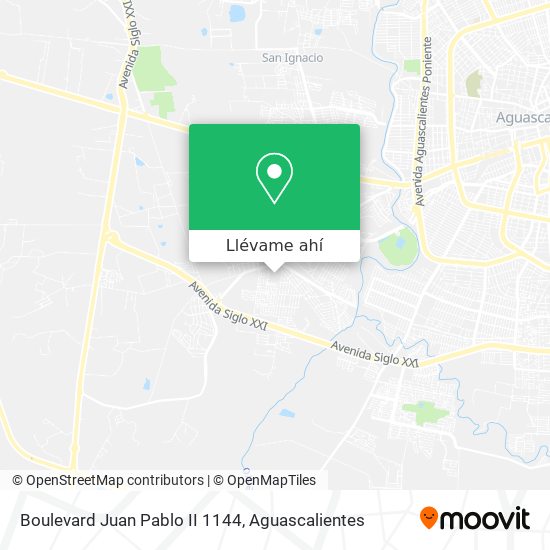 Mapa de Boulevard Juan Pablo II 1144