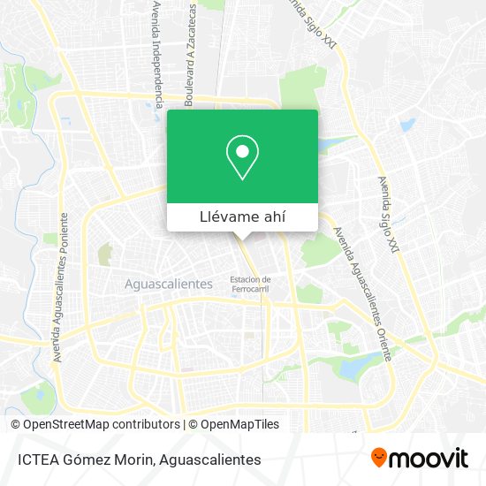 Mapa de ICTEA Gómez Morin