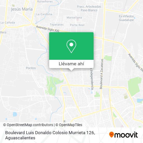 Mapa de Boulevard Luis Donaldo Colosio Murrieta 126