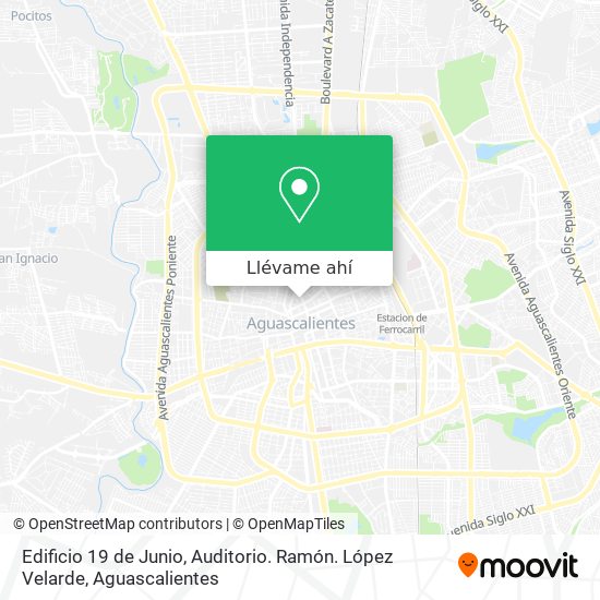 Mapa de Edificio 19 de Junio, Auditorio. Ramón. López Velarde