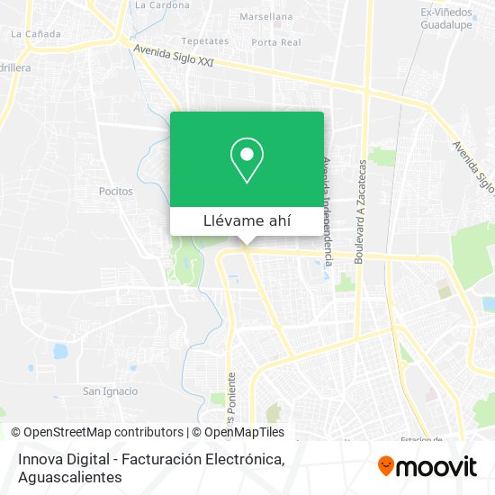 Mapa de Innova Digital - Facturación Electrónica