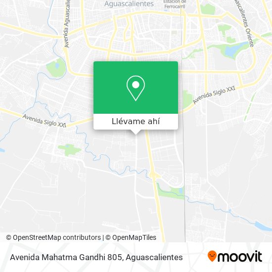 Mapa de Avenida Mahatma Gandhi 805