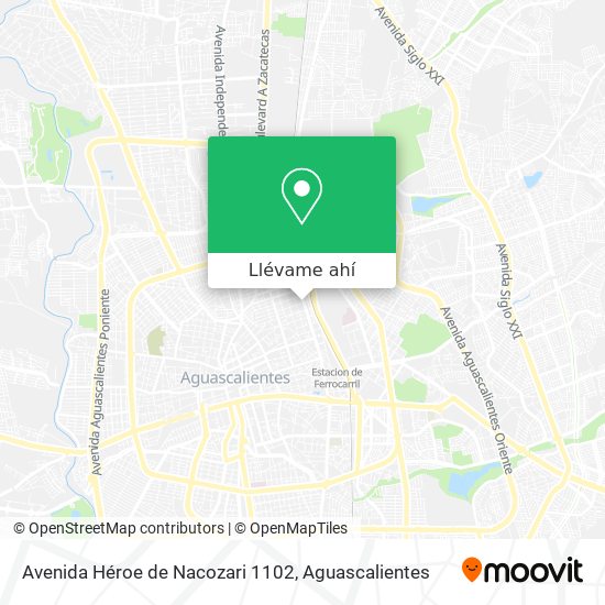 Mapa de Avenida Héroe de Nacozari 1102