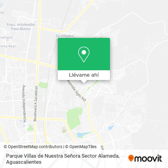 Mapa de Parque Villas de Nuestra Señora Sector Alameda
