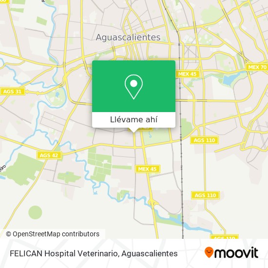 Mapa de FELICAN Hospital Veterinario