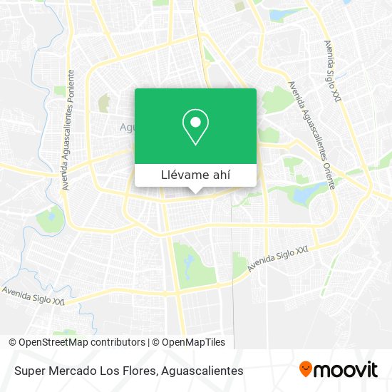 Mapa de Super Mercado Los Flores