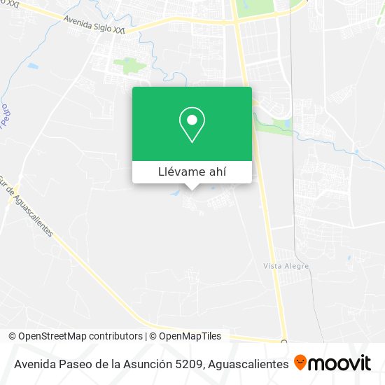 Mapa de Avenida Paseo de la Asunción 5209