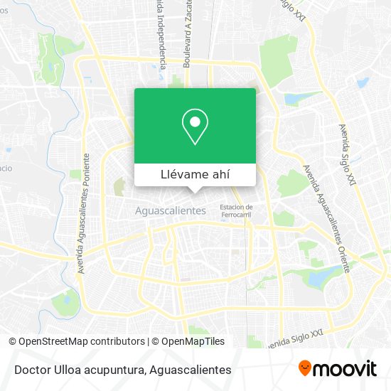 Mapa de Doctor Ulloa acupuntura