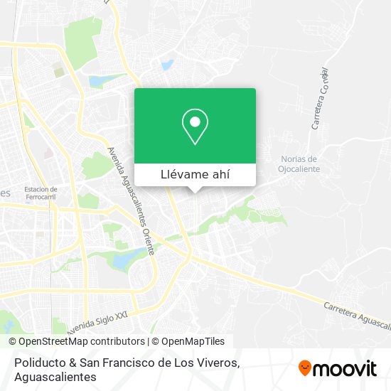 Mapa de Poliducto & San Francisco de Los Viveros