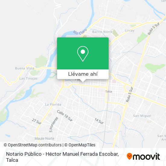 Mapa de Notario Público - Héctor Manuel Ferrada Escobar