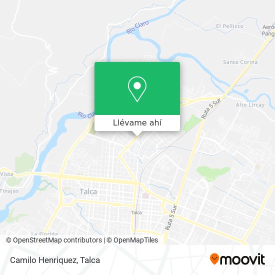 Mapa de Camilo Henriquez