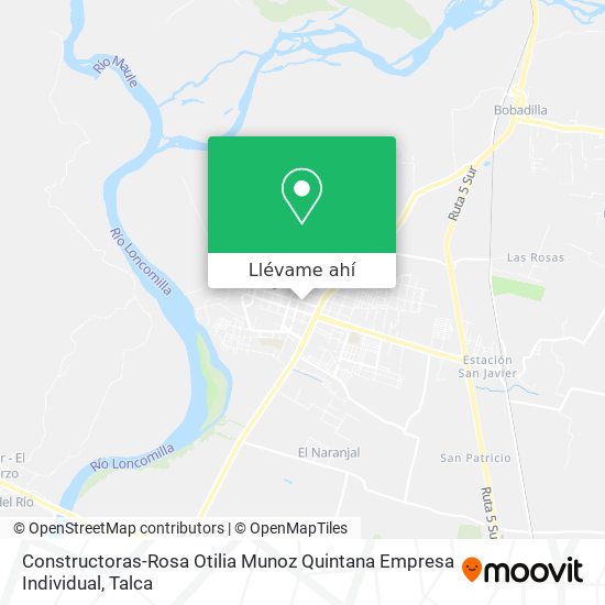 Mapa de Constructoras-Rosa Otilia Munoz Quintana Empresa Individual