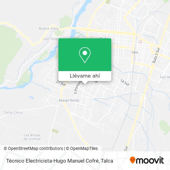 Mapa de Técnico Electricista-Hugo Manuel Cofré