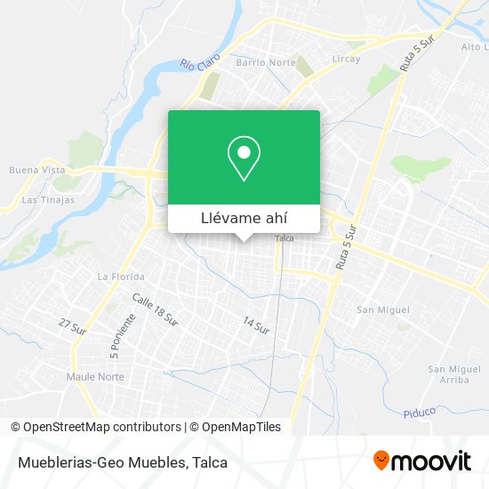 Mapa de Mueblerias-Geo Muebles