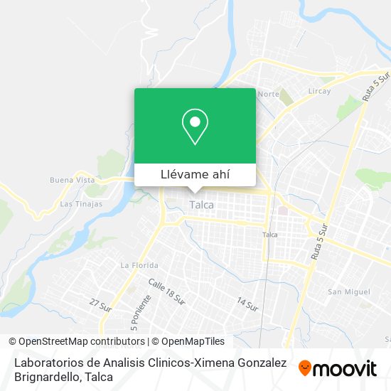 Mapa de Laboratorios de Analisis Clinicos-Ximena Gonzalez Brignardello