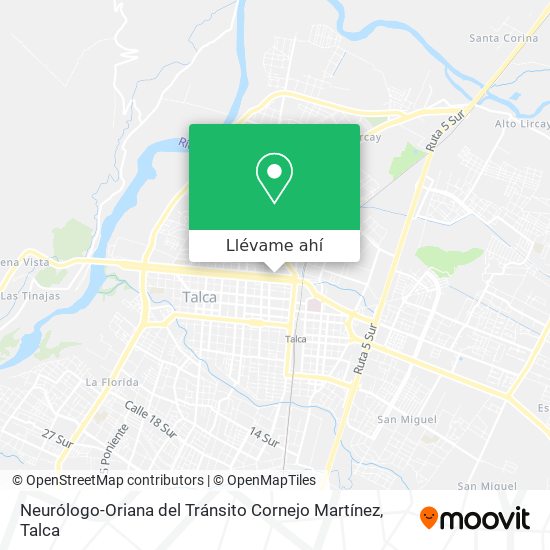 Mapa de Neurólogo-Oriana del Tránsito Cornejo Martínez
