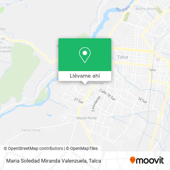 Mapa de Maria Soledad Miranda Valenzuela