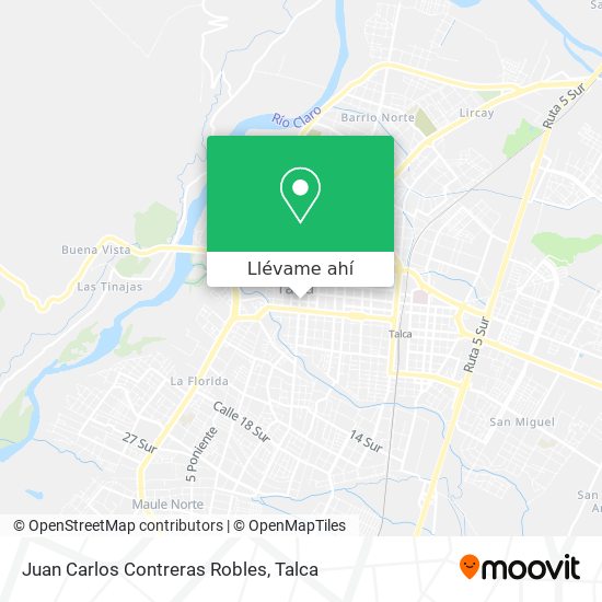 Mapa de Juan Carlos Contreras Robles