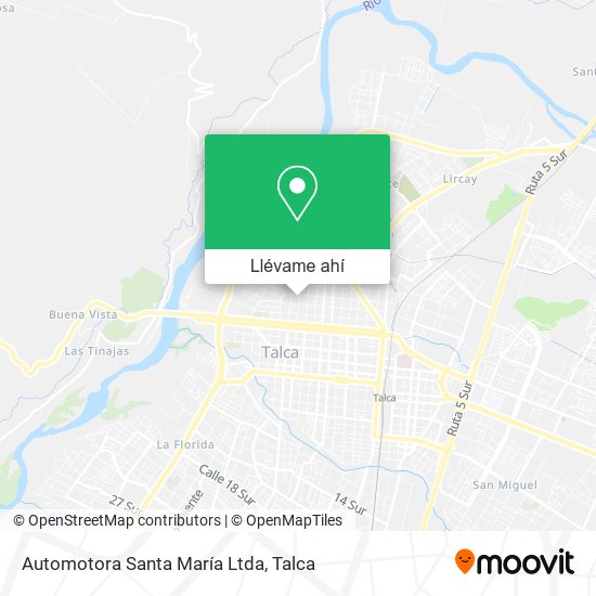 Mapa de Automotora Santa María Ltda