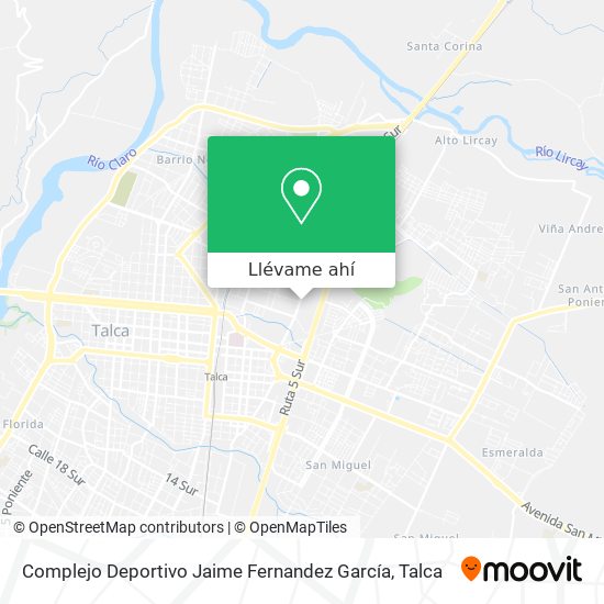 Mapa de Complejo Deportivo Jaime Fernandez García
