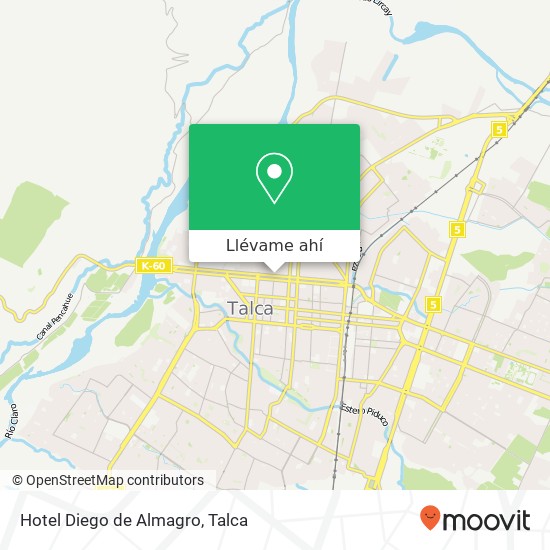 Mapa de Hotel Diego de Almagro