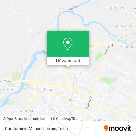 Mapa de Condominio Manuel Larrain