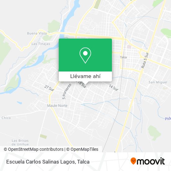 Mapa de Escuela Carlos Salinas Lagos