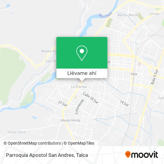 Mapa de Parroquia Apostol San Andres