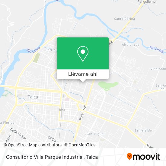 Mapa de Consultorio Villa Parque Industrial