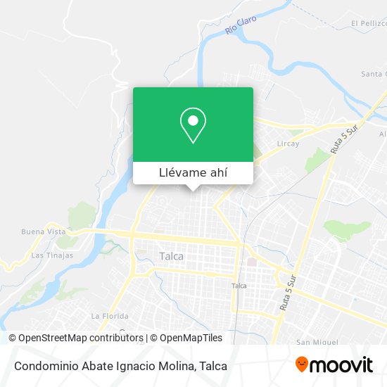 Mapa de Condominio Abate Ignacio Molina
