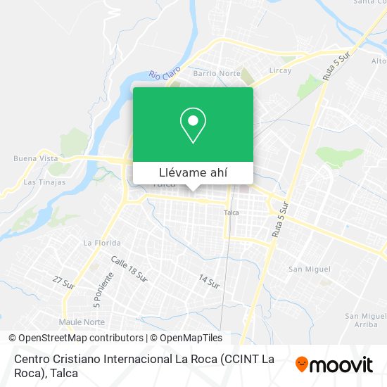 Mapa de Centro Cristiano Internacional La Roca (CCINT La Roca)