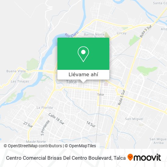 Mapa de Centro Comercial Brisas Del Centro Boulevard