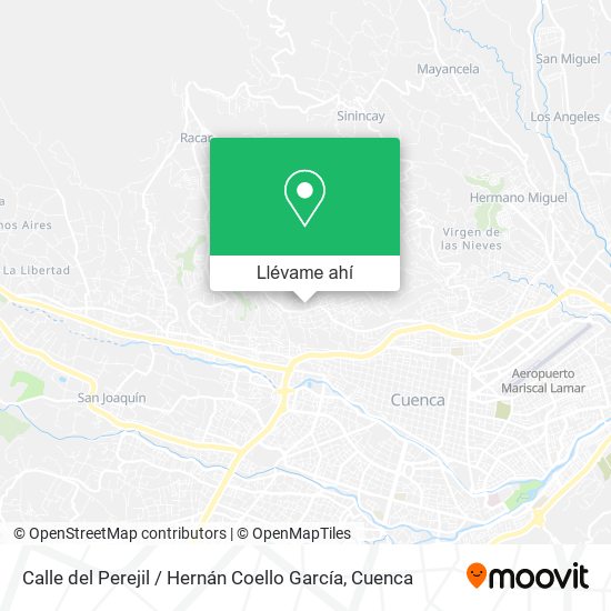 Mapa de Calle del Perejil / Hernán Coello García