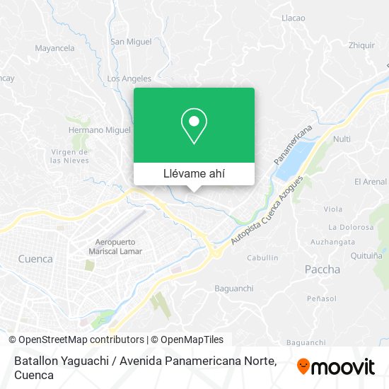 Mapa de Batallon Yaguachi / Avenida Panamericana Norte