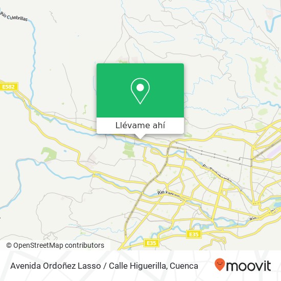 Mapa de Avenida Ordoñez Lasso / Calle Higuerilla