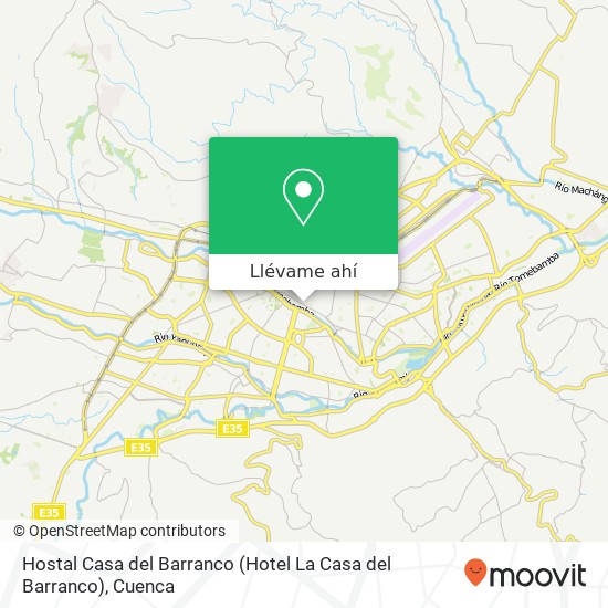 Mapa de Hostal Casa del Barranco (Hotel La Casa del Barranco)