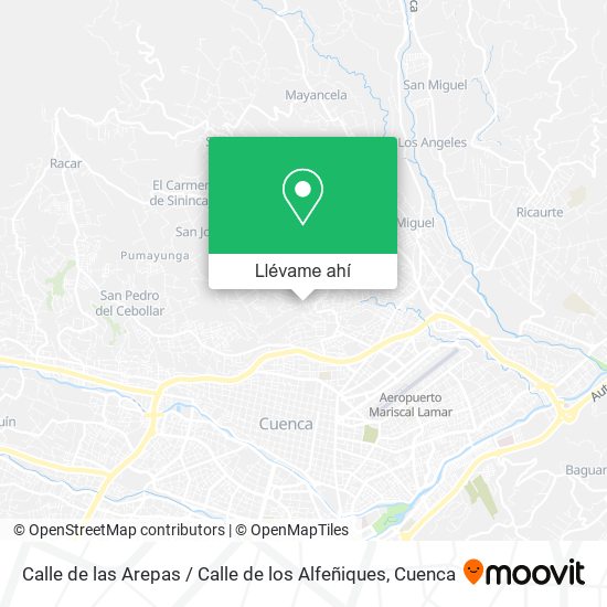 Mapa de Calle de las Arepas / Calle de los Alfeñiques