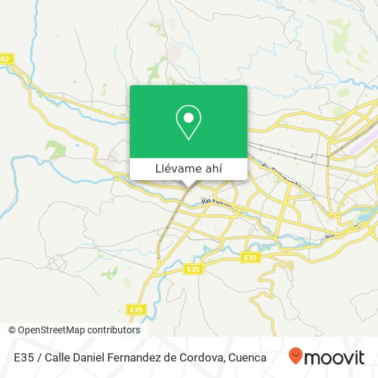 Mapa de E35 / Calle Daniel Fernandez de Cordova