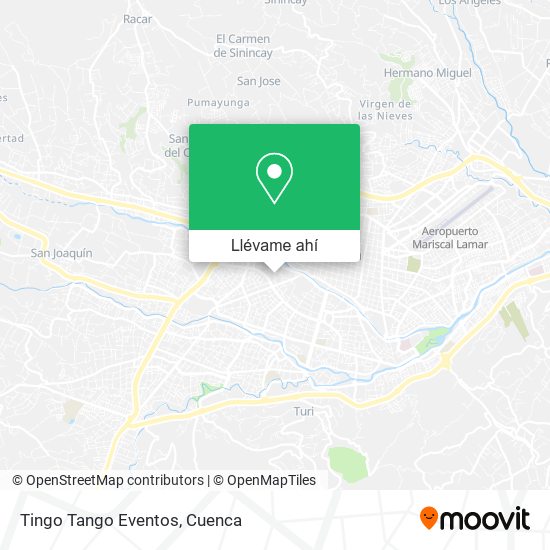 Mapa de Tingo Tango Eventos