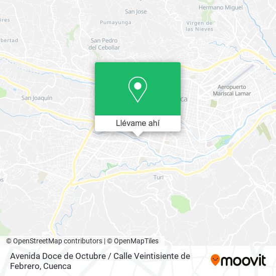 Mapa de Avenida Doce de Octubre / Calle Veintisiente de Febrero