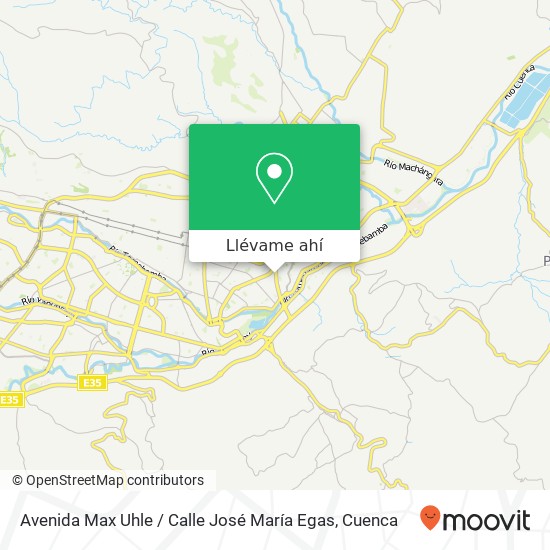 Mapa de Avenida Max Uhle / Calle José María Egas