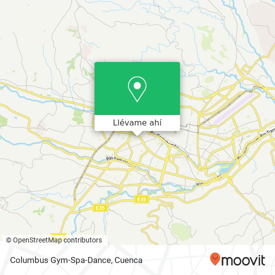 Mapa de Columbus Gym-Spa-Dance