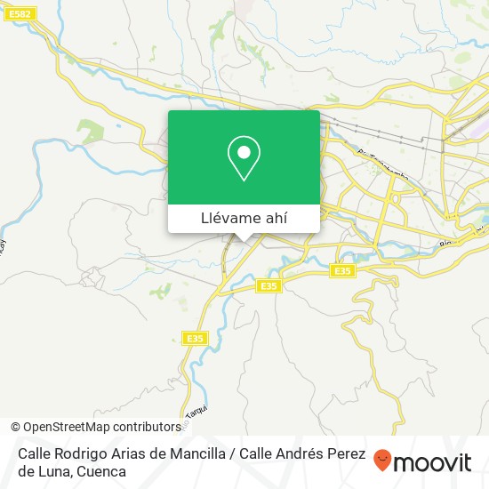 Mapa de Calle Rodrigo Arias de Mancilla / Calle Andrés Perez de Luna