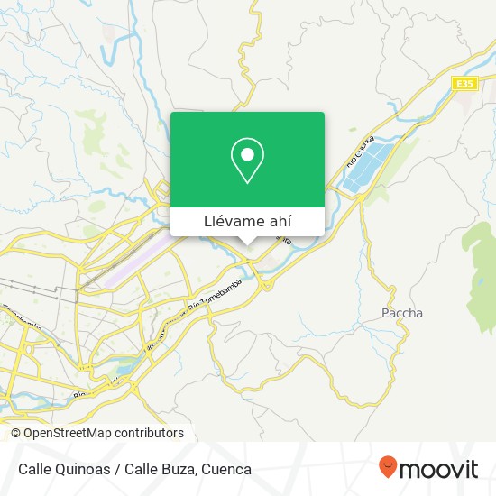 Mapa de Calle Quinoas / Calle Buza
