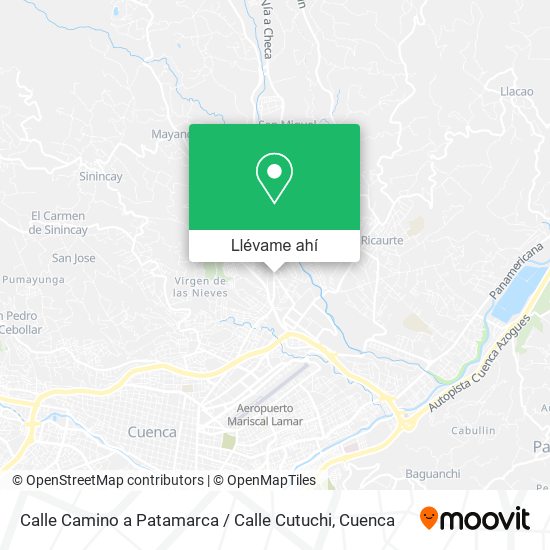 Mapa de Calle Camino a Patamarca / Calle Cutuchi