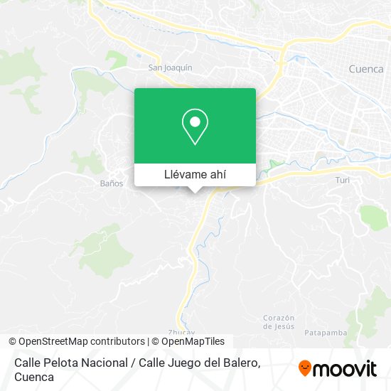 Mapa de Calle Pelota Nacional / Calle Juego del Balero