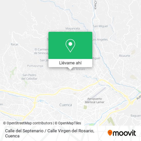 Mapa de Calle del Septenario / Calle Virgen del Rosario