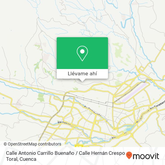 Mapa de Calle Antonio Carrillo Buenaño / Calle Hernán Crespo Toral